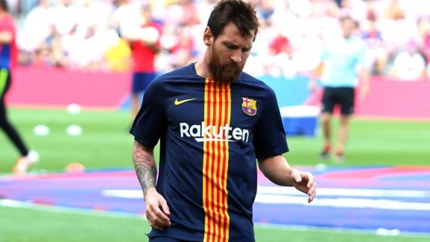 Messi, al banquillo de los suplentes ante el Athletic