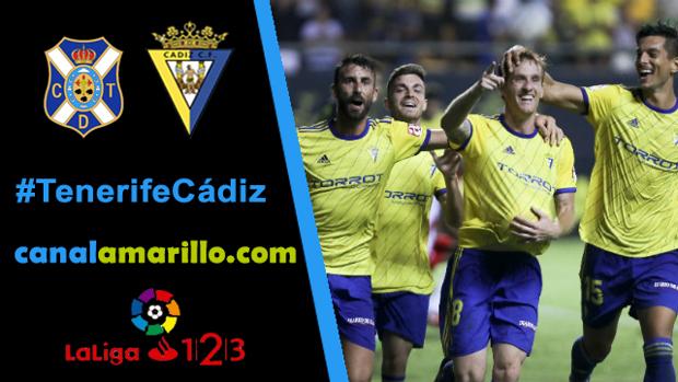 Sigue en directo el Tenerife-Cádiz