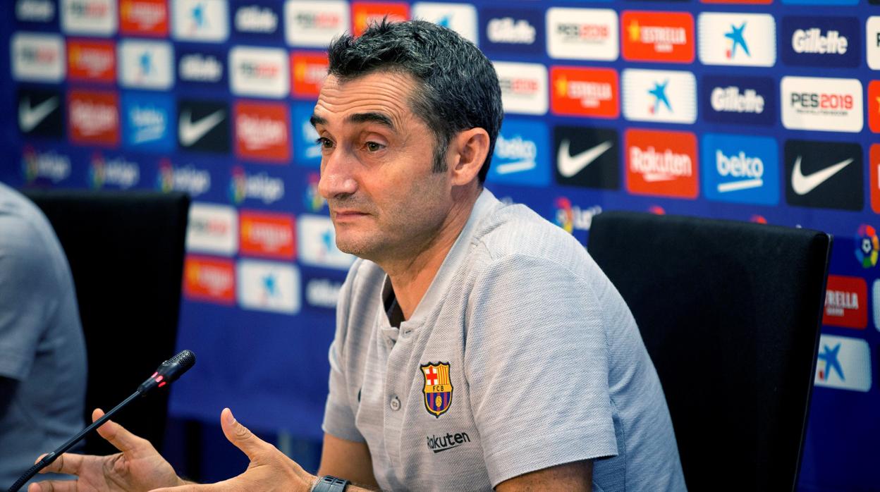 Valverde comparece ante los medios de comunicación