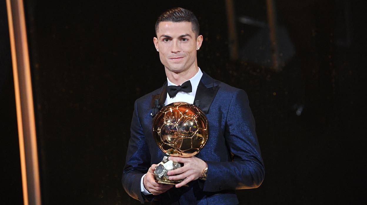 Cristiano Ronaldo, en la gala 2017 del Balón de Oro