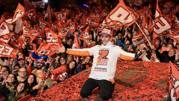 Marc Márquez, una celebración sin esteladas