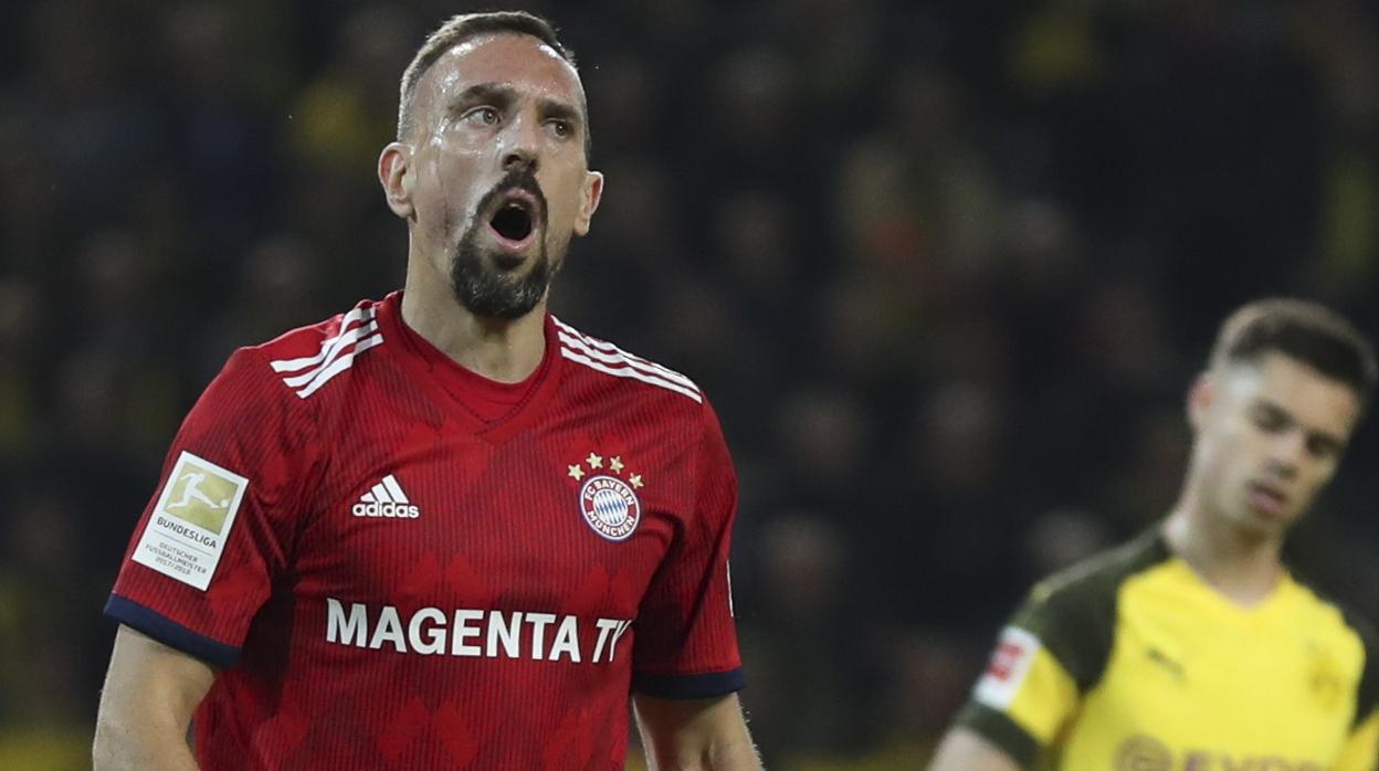 Ribery agredió a un periodista después de la derrota ante el Dortmund