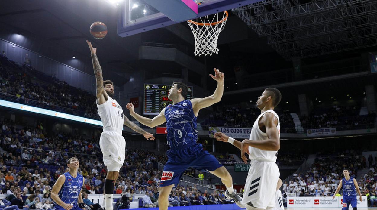 El Real Madrid pasa por encima del Gipuzkoa Basket