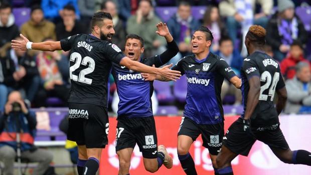 El Leganés toma Zorrilla al asalto