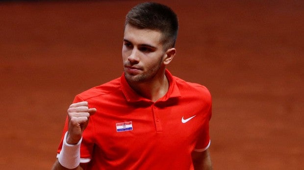 Coric da a Croacia el primer punto frente a Chardy