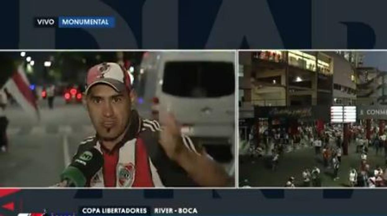 El hincha de River Plate que trató de poner cordura al superclásico contra Boca