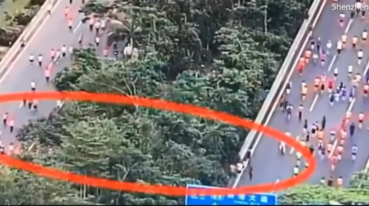Las cámaras de tráfico cazan a 250 corredores haciendo trampa en Shenzen