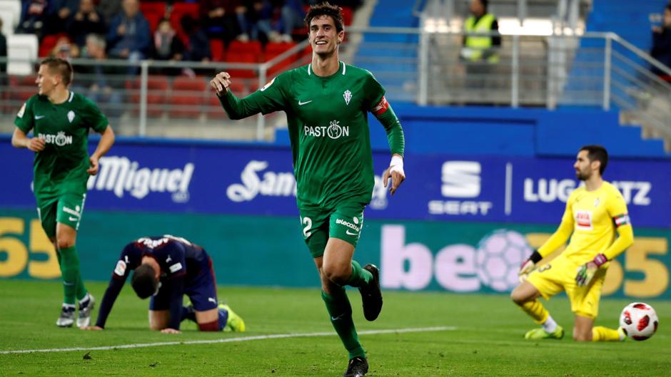 Copa del Rey: El Eibar y el Sporting empatan en Ipurúa (2-2)