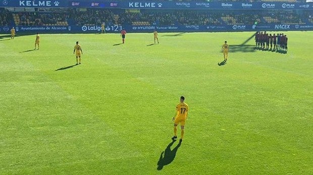 La vergonzante imagen del fútbol español