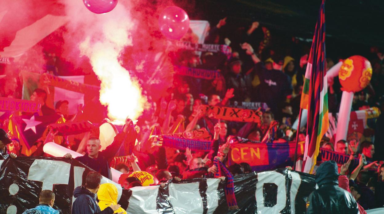 Imagen de la grada del Camp Nou