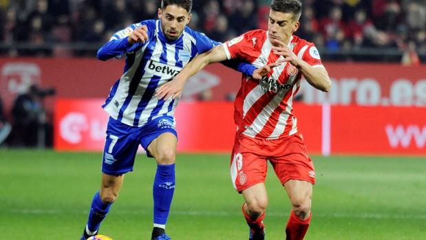 El Girona y el Alavés cierran la primera vuelta con un empate