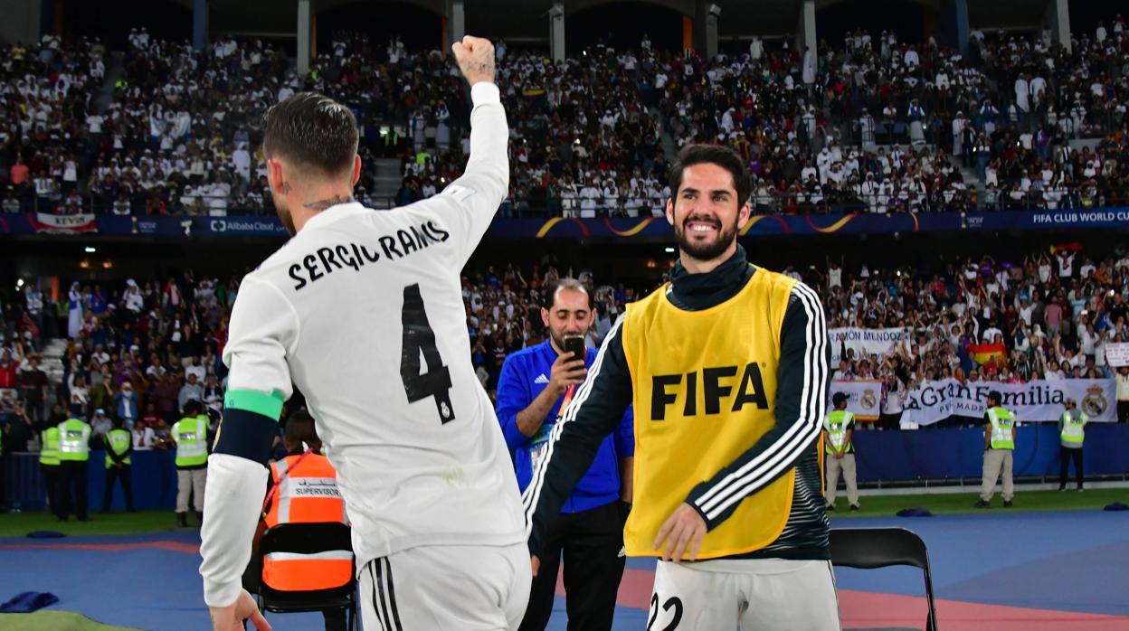 Ramos dedica a Isco su gol en la final del Mundial de Clubes