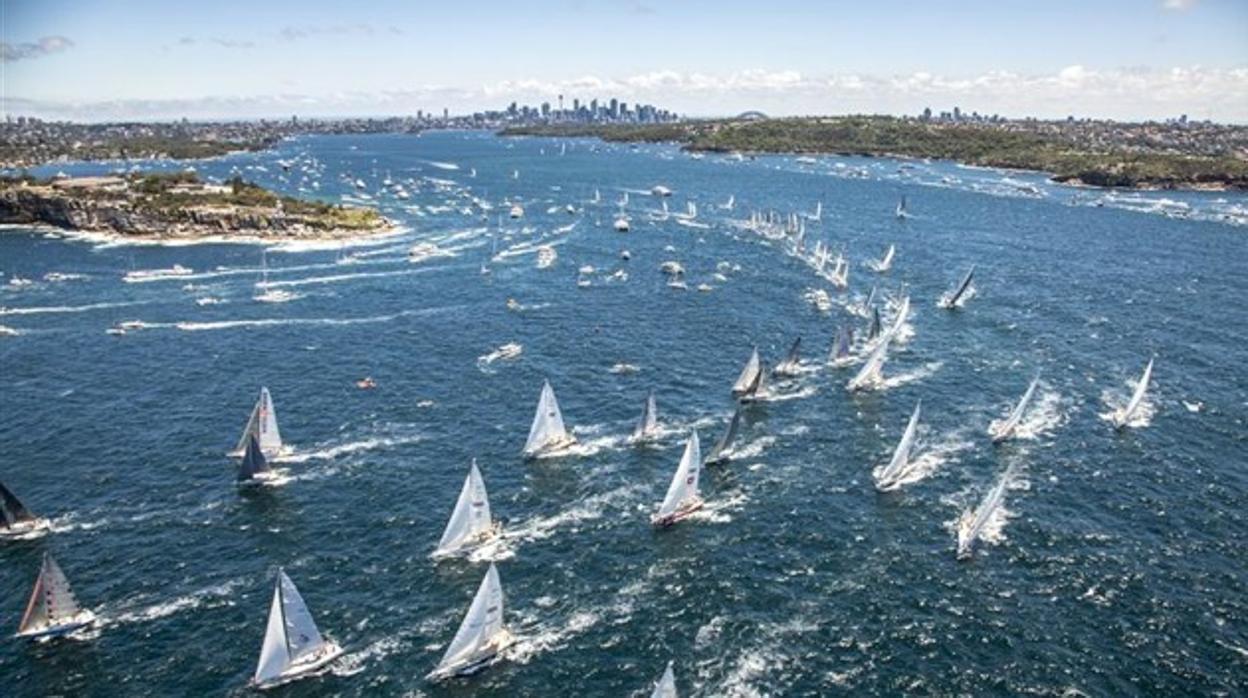 Épica batalla de los Super Maxis por la 74 Rolex Sydney-Hobart