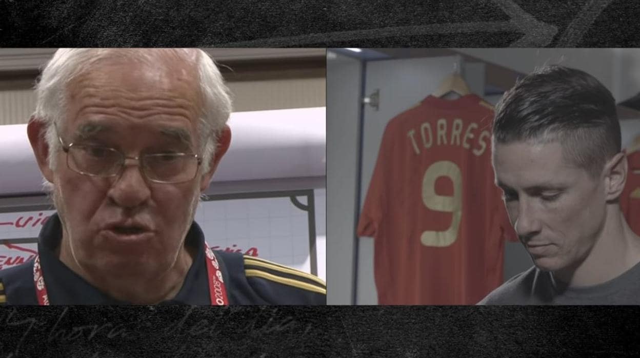 La emoción de Fernando Torres al recordar a Luis Aragonés: «Fue como mi padre»