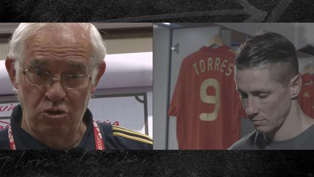 La emoción de Fernando Torres al recordar a Luis Aragonés: «Fue como mi padre»
