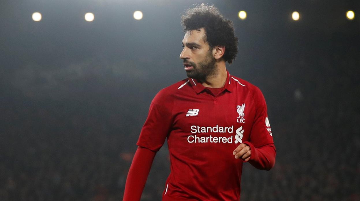 Mohamed Salah, durante el encuentro contra el Newcastle en el Boxing Day 2018