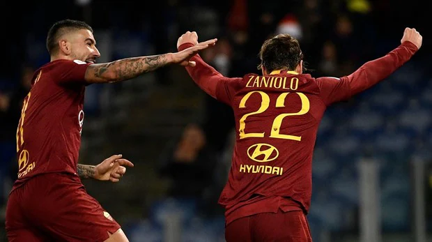 Zaniolo marca uno de los goles del año en Italia