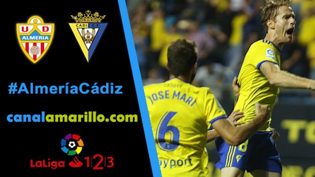 Sigue en directo el Almería-Cádiz