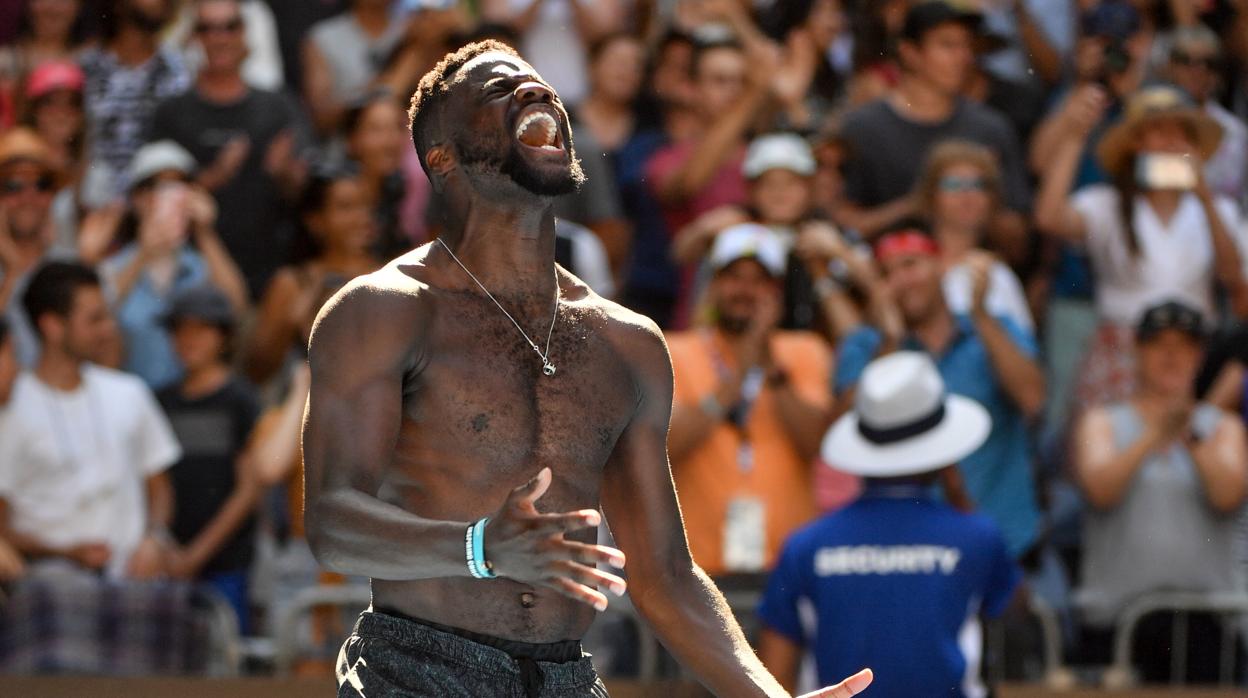 La excéntrica celebración de Tiafoe antes de retar a Nadal