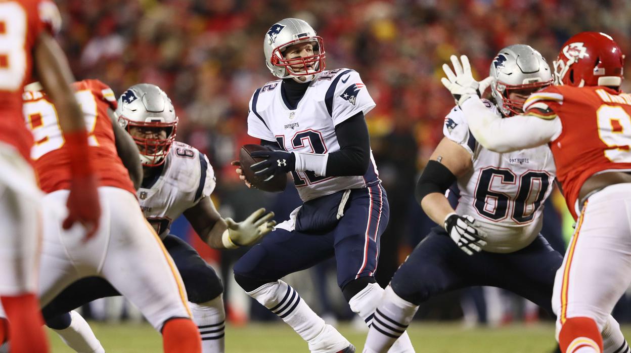 Tom Brady, en el partido ante Kansas City Chiefs