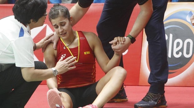 Carolina Marín sufre rotura de ligamento cruzado