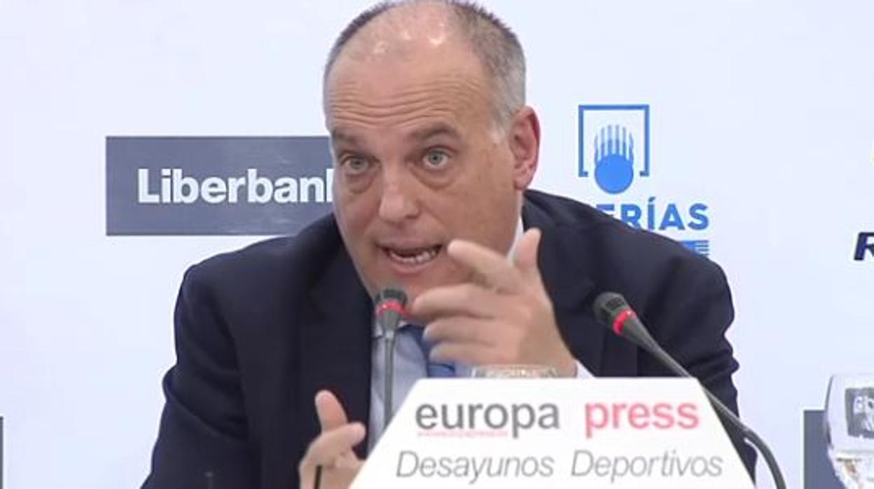 Sigue en directo los desayunos de Europa Press con Javier Tebas, presidente de LaLiga