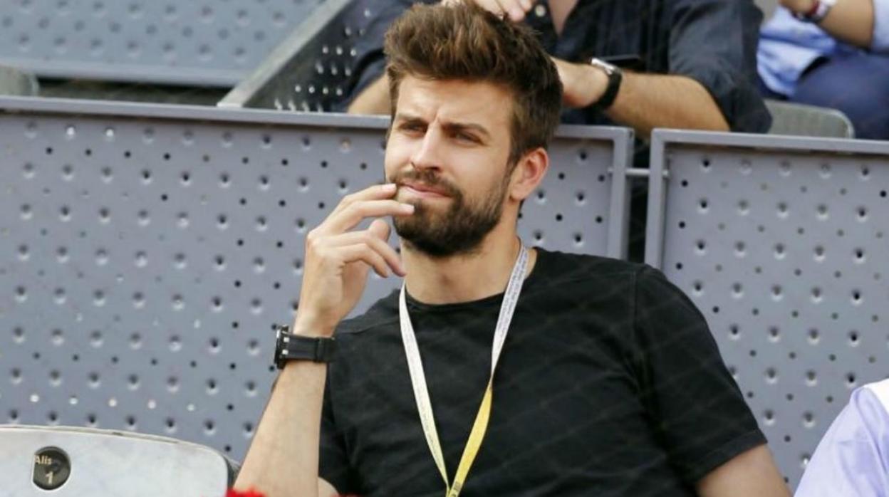 Pique, en la Caja Mágica de Madrid