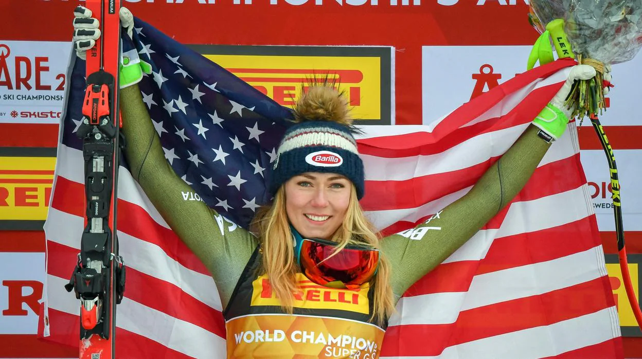 Mikaela Shiffrin gana el oro en el Supergigante de los Mundiales de Are