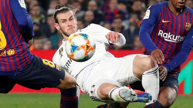 Bale dirante la primera vuelta de la semifinal de la Copa del Rey