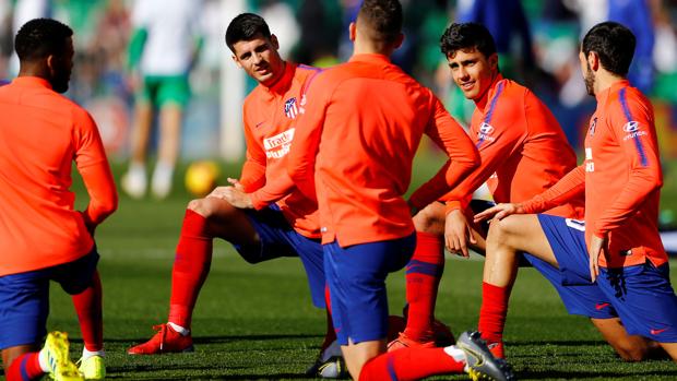 El derbi pasional de Morata y Courtois