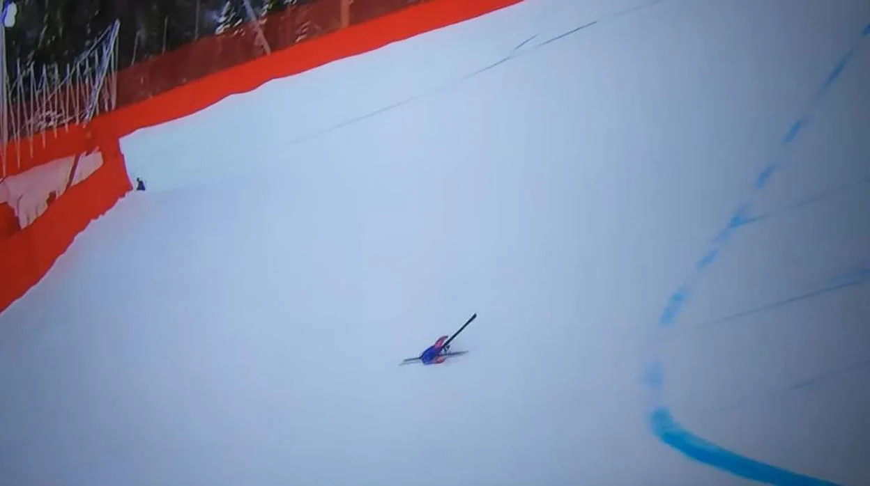El esquiador chileno Henrik von Appen sufre un pavoroso accidente en el Mundial