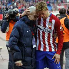 Briñas, con Fernando Torres