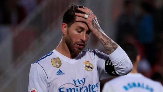 El expulsado Ramos, quinto jugador con más partidos del Real Madrid