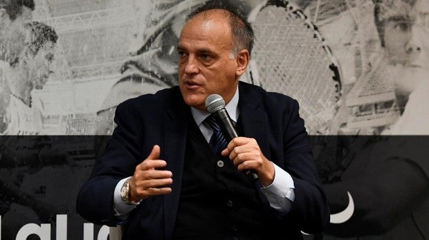 Tebas responde duramente a la «ocurrencia» de Rubiales