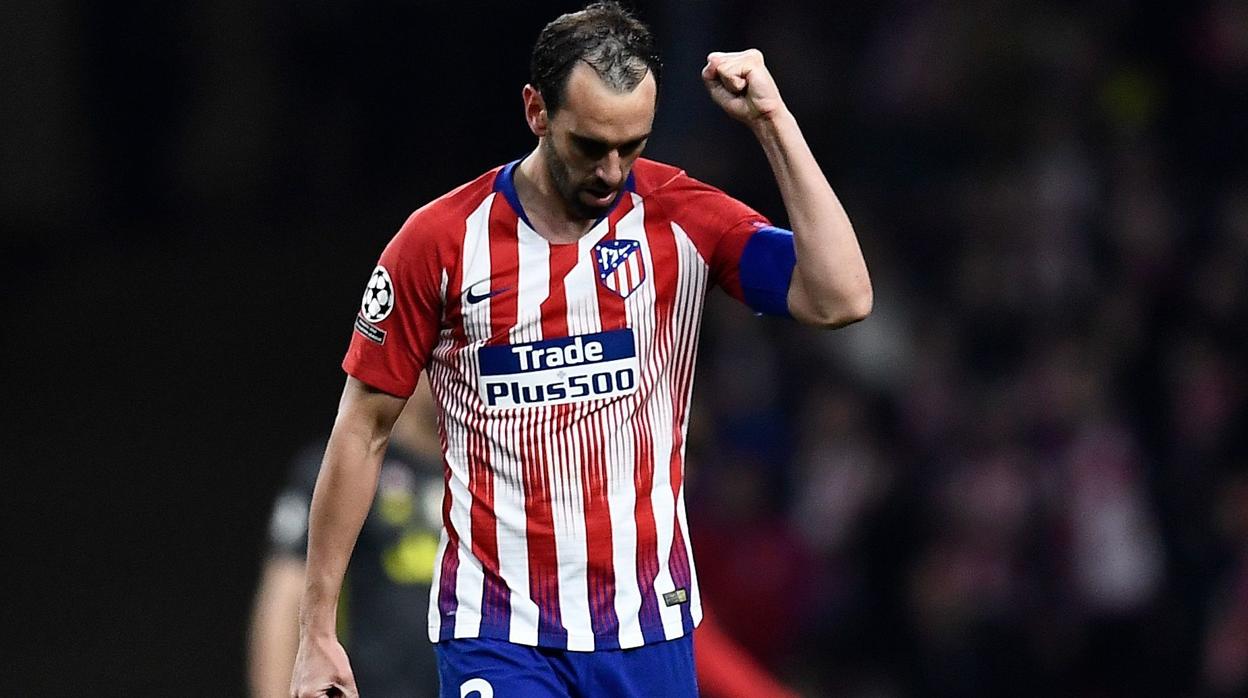 Diego Godín, futbolista del Atlético