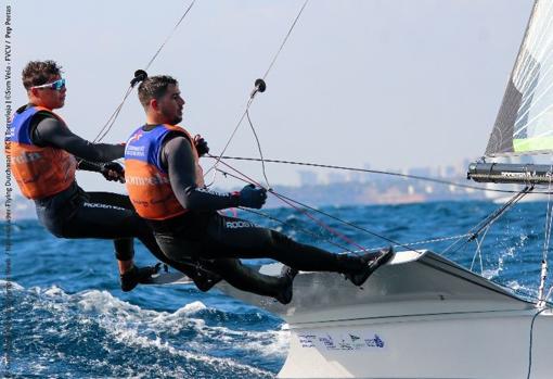 Kike Luján y Antonio Torrado, campeones de España de la clase 49er