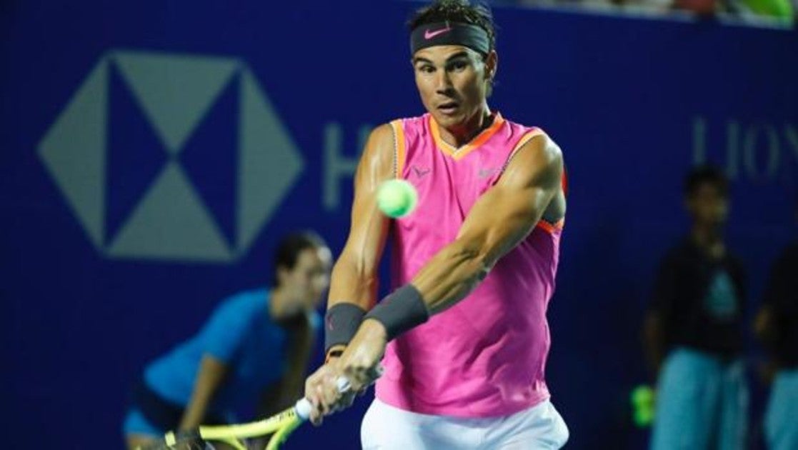 Nadal, durante el partido contra Zverev