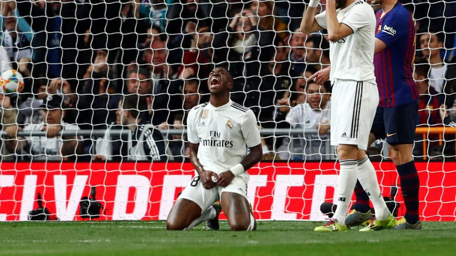 Así fue el partido de Vinicius contra el Barcelona