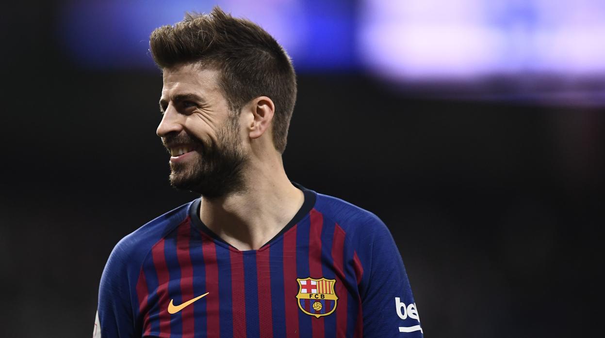 Gerard Piqué, en el partido de Copa ante el Real Madrid