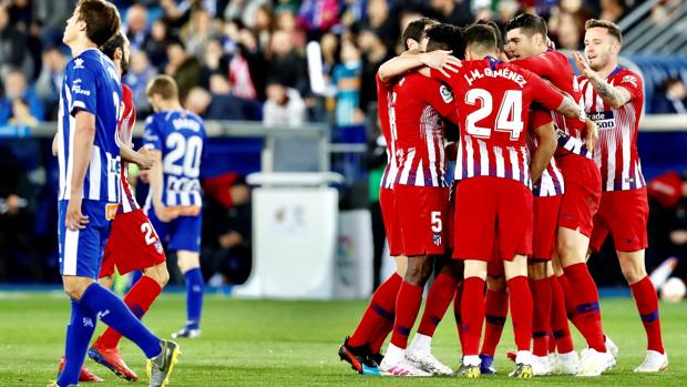 Goleada del Atlético para disipar sus dudas