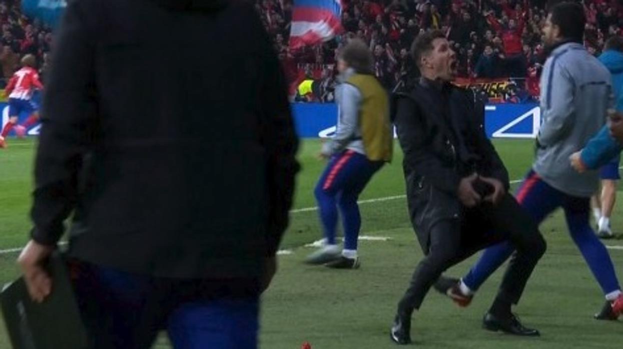 El gesto por el que Simeone ha sido multado por la UEFA