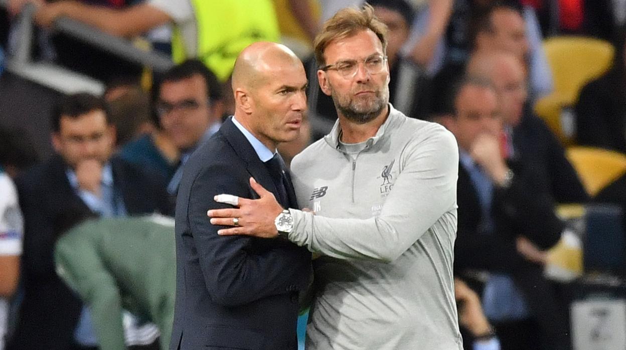 El vestuario se mira ante Zidane, Mourinho y Klopp