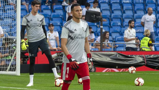La portería, el primer marrón de Zidane: ¿Keylor o Courtois?
