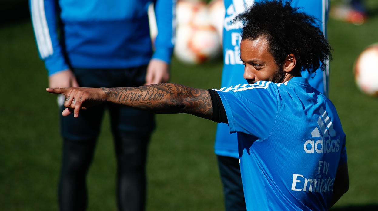 El sorprendente control de Marcelo en el entrenamiento que se ha hecho viral