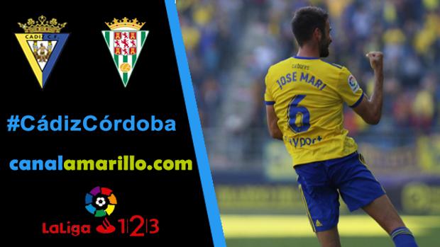 DIRECTO: Sigue el partido Cádiz-Córdoba