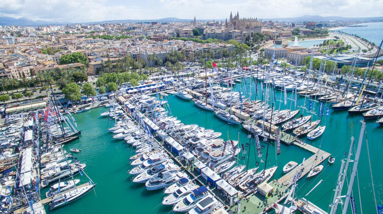 Vista panorámica del Palma Internacional Boat Show