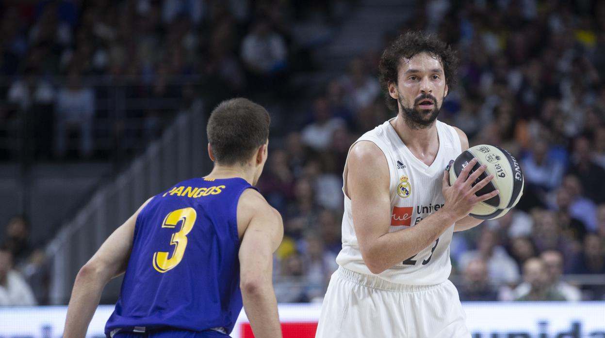 Sergio Llull, durante un partido de esta temporada