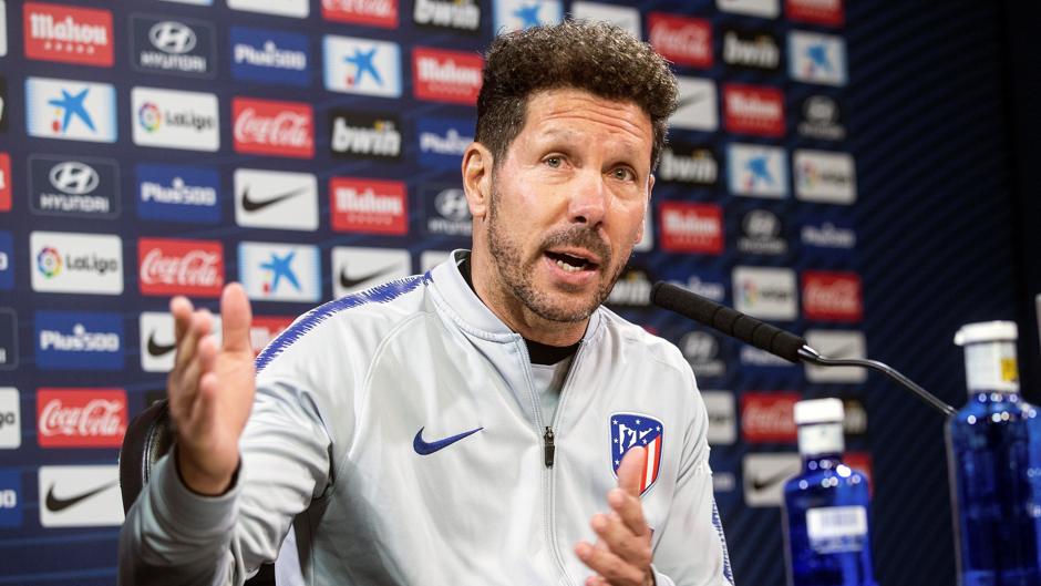 Simeone lanza una pulla al Real Madrid antes de medirse al Barça