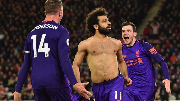 El divertido «regate» de Salah que arrasa en las redes