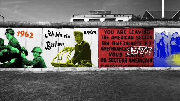 Una carrera ciclista por el Muro de Berlín